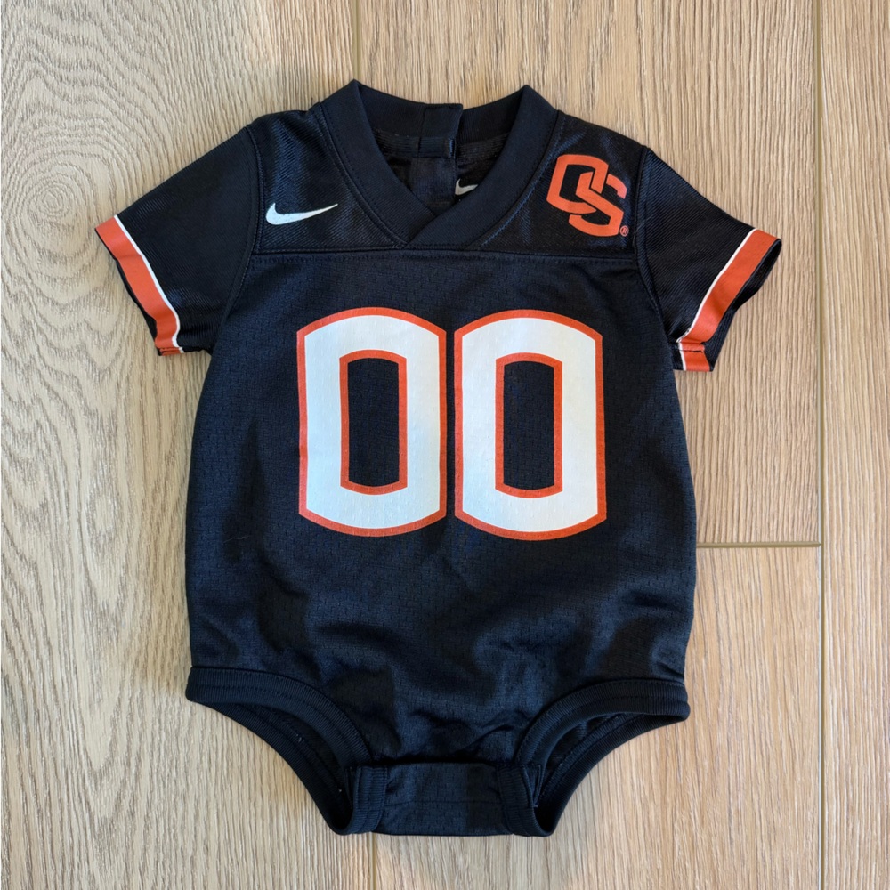 Baby Nike Black Oregon State Athletic Jersey